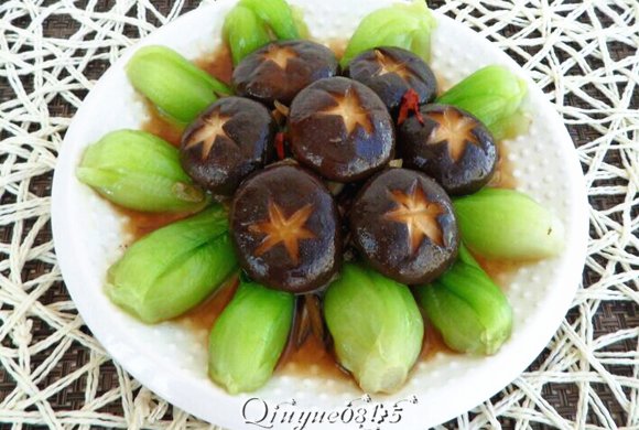 【香菇油菜】香菇油菜做法_香菇油菜怎么做