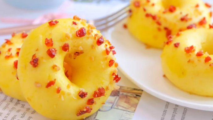 玉米面甜甜圈 宝宝辅食食谱