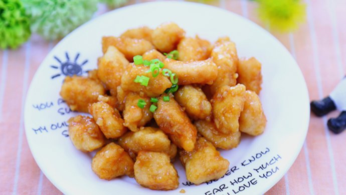 蜜汁柠檬鸡肉丁 宝宝辅食食谱
