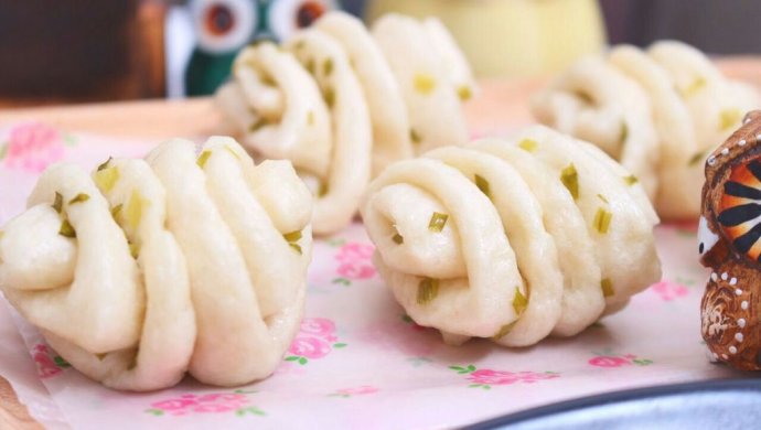 香葱花卷 宝宝健康食谱