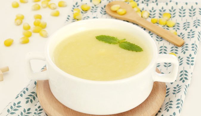 奶香玉米浓汤 宝宝辅食微课堂