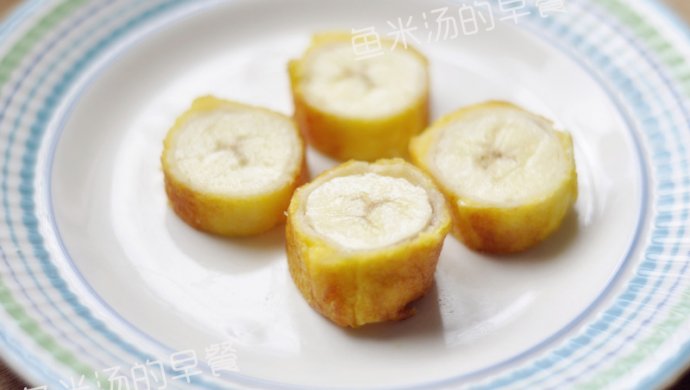 鸡蛋土司香蕉卷――宝宝辅食、营养早餐、甜蜜下午茶