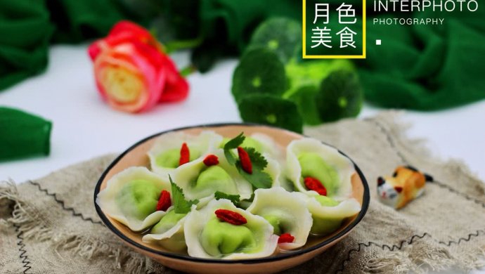 南极磷虾翡翠荠菜馄饨【宝宝辅食】