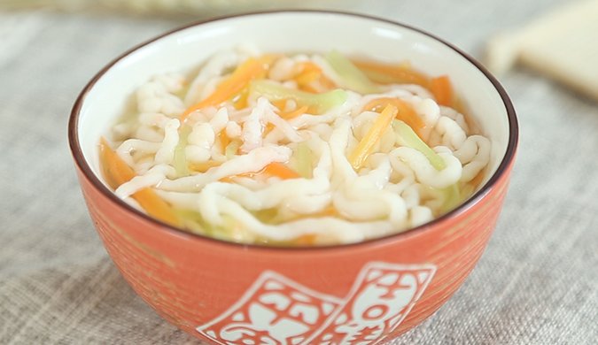 虾滑时蔬面 宝宝辅食微课堂