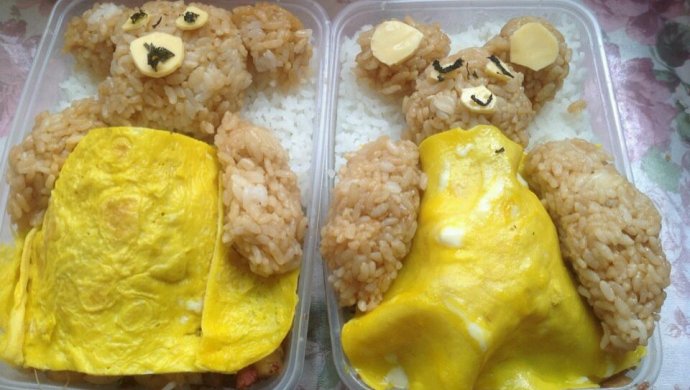 卡通宝宝餐