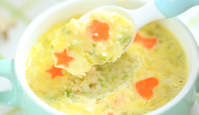 虾仁米饭蛋羹 宝宝辅食微课堂