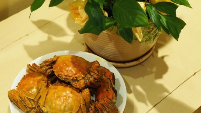 清蒸大闸蟹