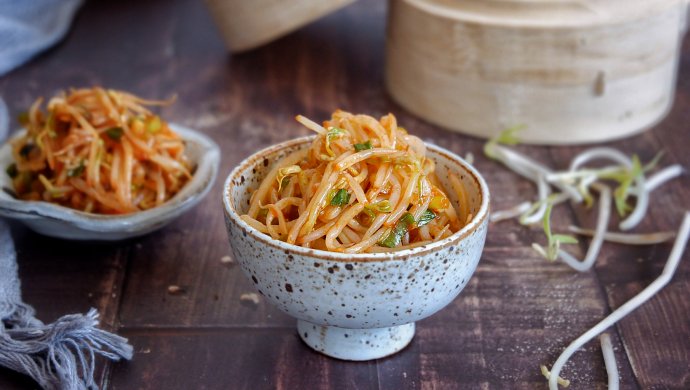 韩式拌豆芽