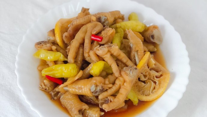 柠檬泡椒鸡爪