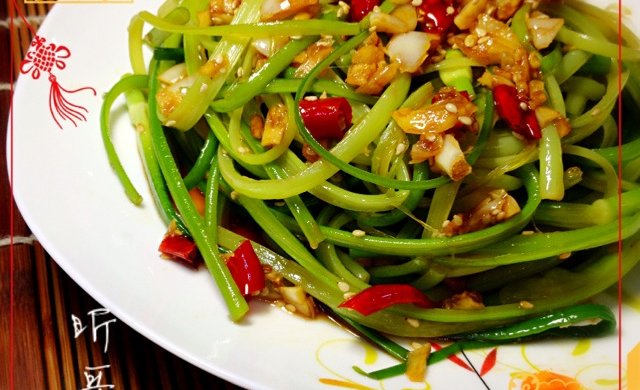 素食之――凉拌蒜薹