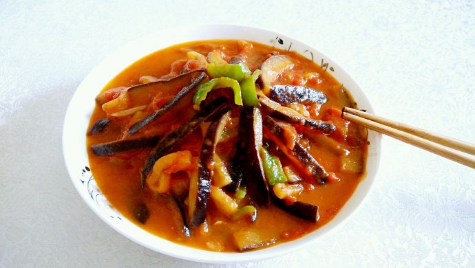 西红柿烧茄子