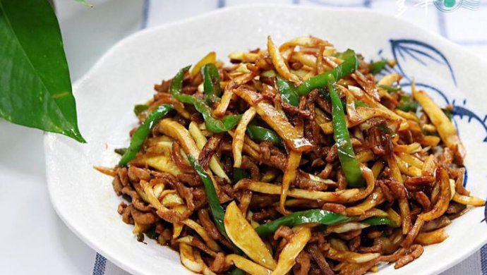茭白炒肉丝