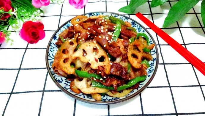 藕片炒羊肉