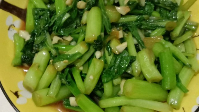 蒜泥菜心