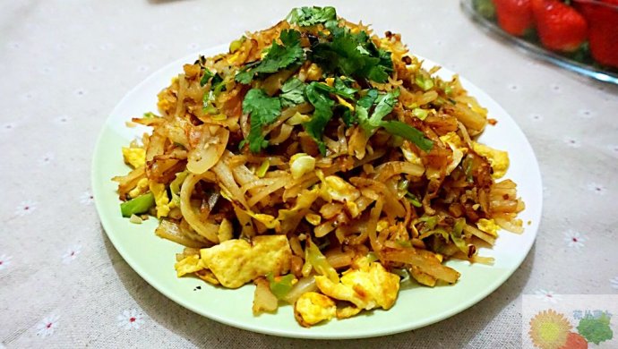 卷心菜炒饼丝