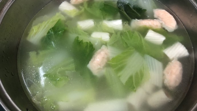 白菜饺子汤