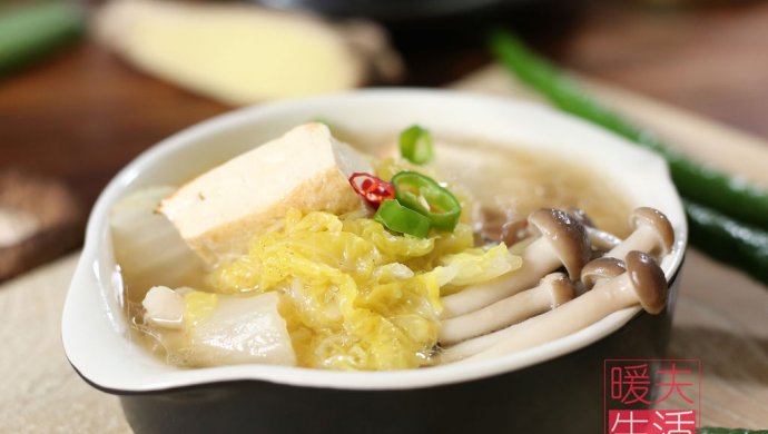 白菜豆腐汤