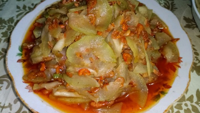 小河虾炒菜
