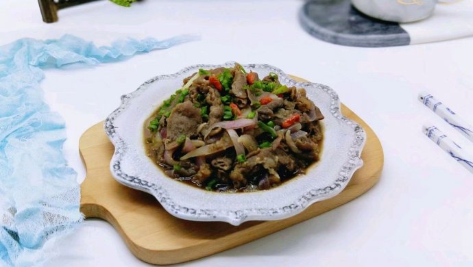 小炒羊肉卷