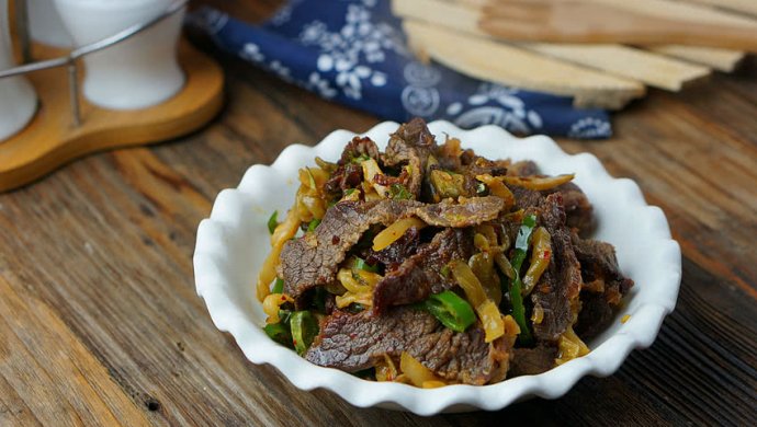 小炒腊牛肉