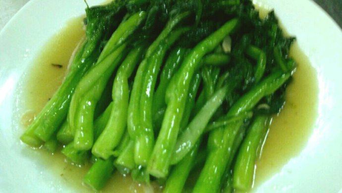 生炒菜心