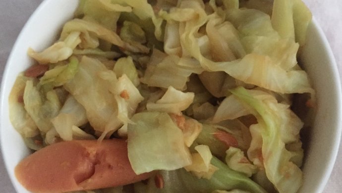香肠炒菜