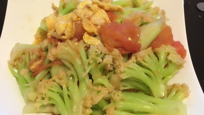西红柿鸡蛋炒菜花