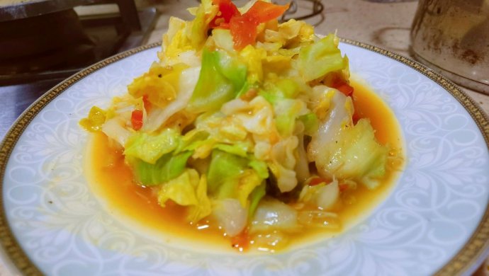 炒菜五分钟？番茄包菜太下饭了！