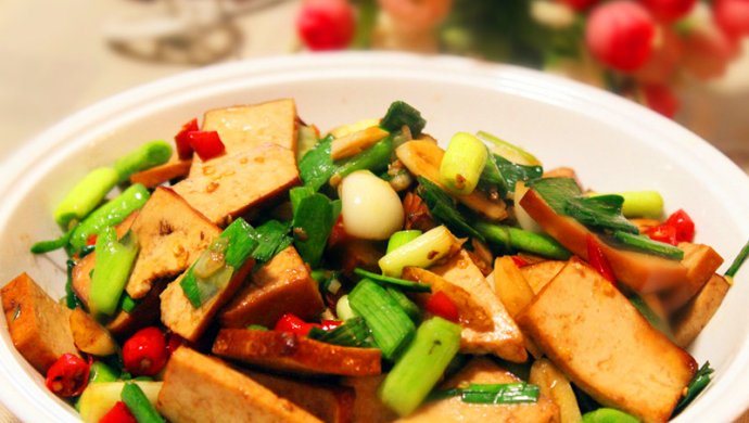 小炒豆干