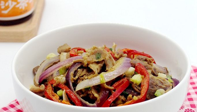 小炒羊肉片