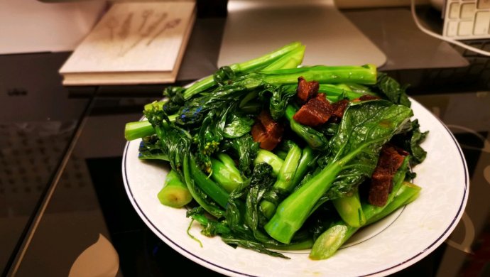 上班族快手菜，生炒菜心