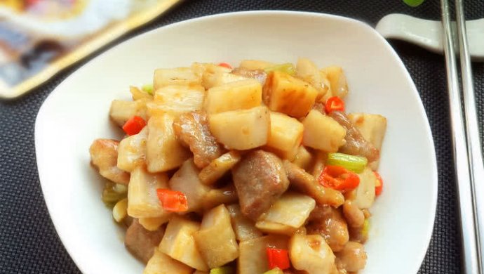 大喜大牛肉粉试用之---小炒藕丁