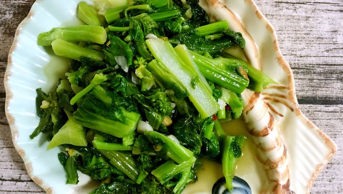 清炒菜苔
