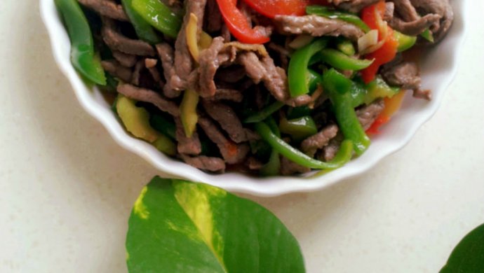彩椒小炒牛肉