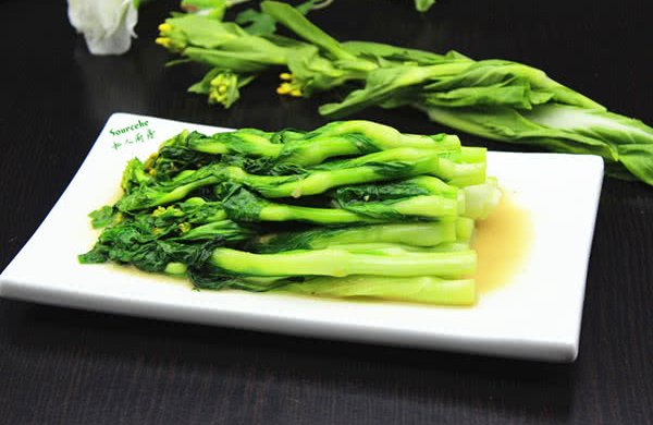 腐乳炒菜心