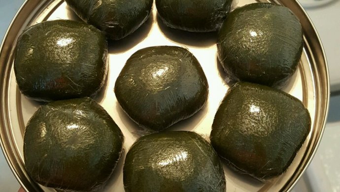 豆沙青团