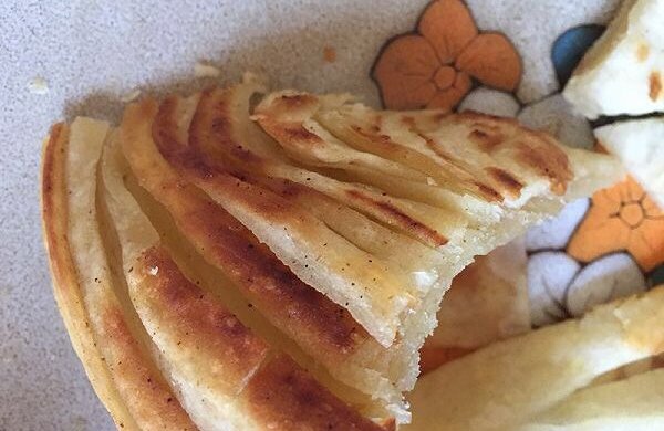 陕西小吃千层油馍