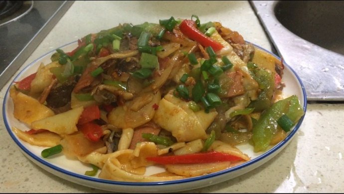 陇南小吃炒煎饼