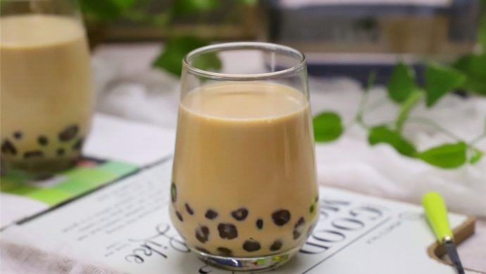 香浓Q弹无添加的珍珠奶茶