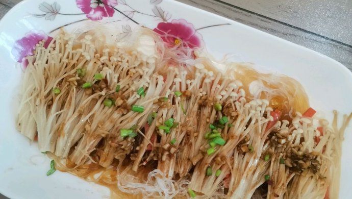 自制金针菇小吃
