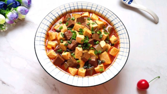 鸭血烧豆腐