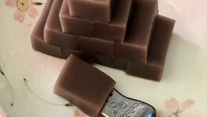 三四步即可食用的美食 老北京小吃～小豆凉糕