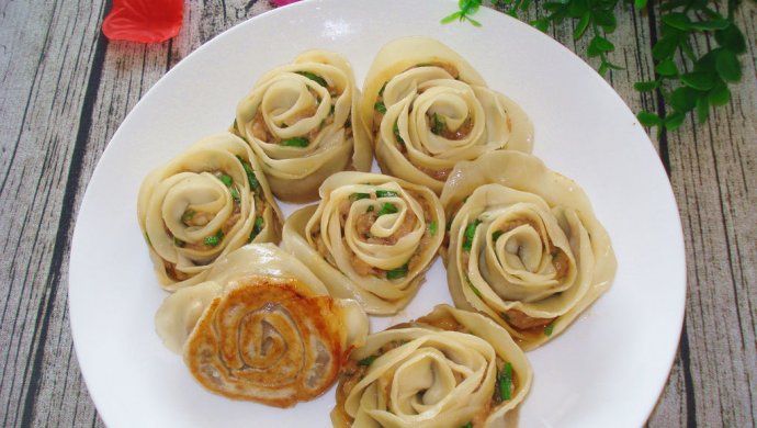 河北玫瑰花锅贴
