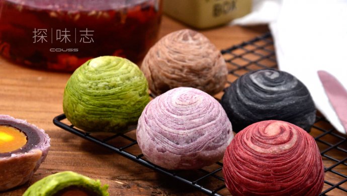 【螺旋蛋黄酥】――COUSS CO-787M智能烤箱出品