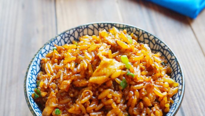 酱油炒饭#极速早餐