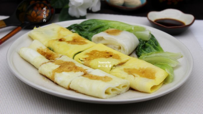 鸡蛋肠粉