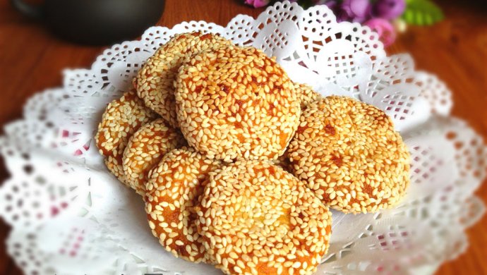 麻香红薯糯米饼