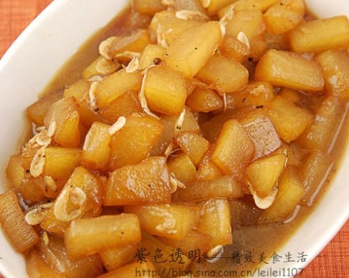 虾皮蚝油烧冬瓜