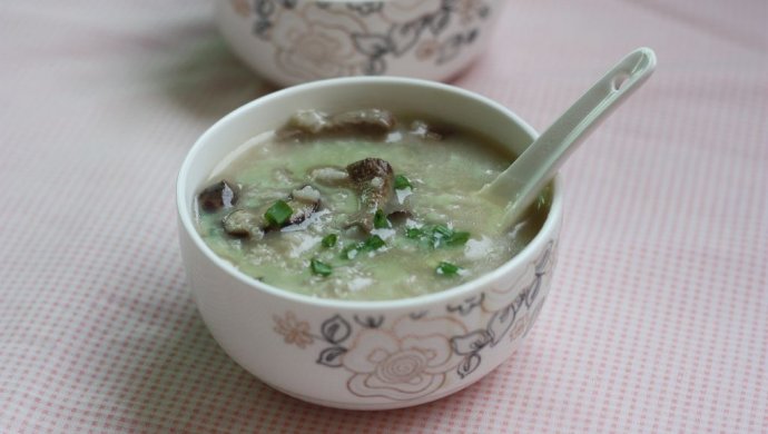 香菇猪肝粥