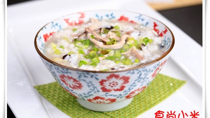 香菇瘦肉粥